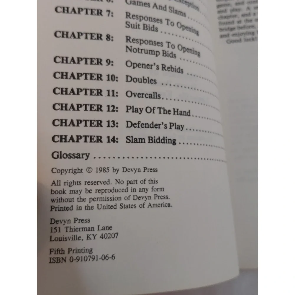 Beginning Bridge Complete Michael Penick Paperback Contract Bridge Instructions